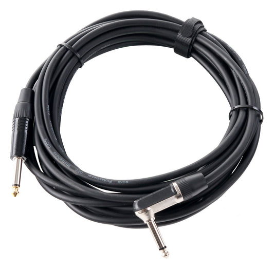 Produktbild von Pronomic Stage INST-A-6 Instrumentenkabel Winkelstecker 6 m schwarz