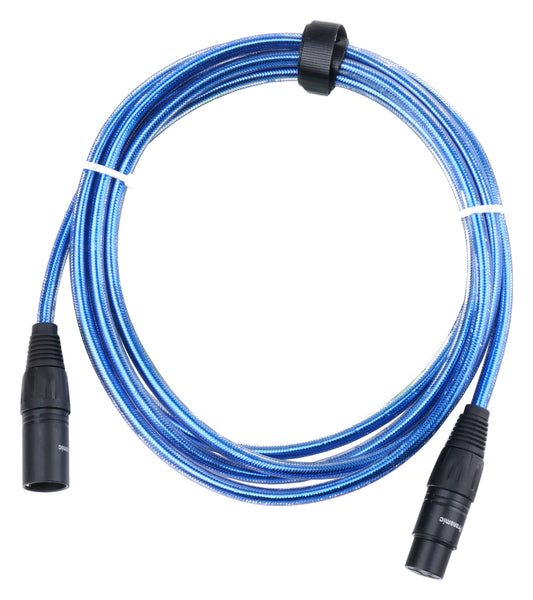 Produktbild von Pronomic Stage XFXM-Blue-2.5 Mikrofonkabel XLR 2,5 m Metallic Blue