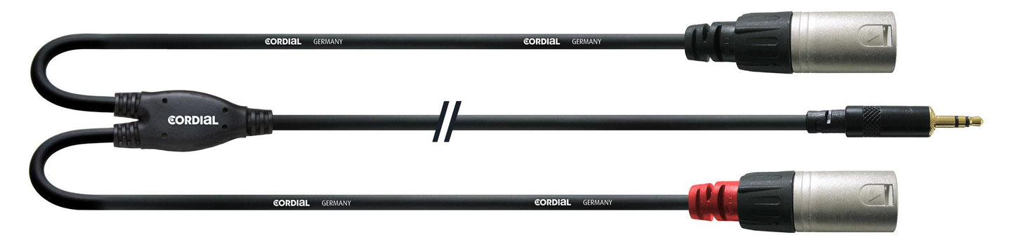 Produktbild von Cordial CFY 1,8 WMM XLR Adapterkabel 1,8 m Schwarz