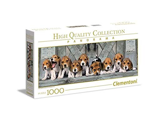 Hochwertiges Panorama Puzzle Beagles