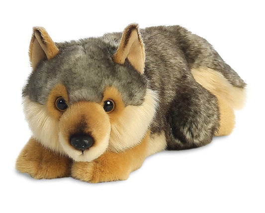 MiYoni Wolf liegend Plueschtier