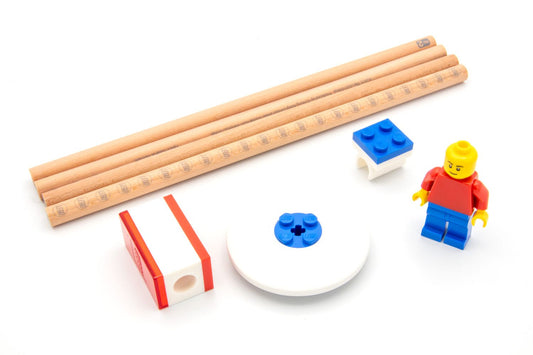 LEGO Schreibwarenset Bleistifte Legofigur