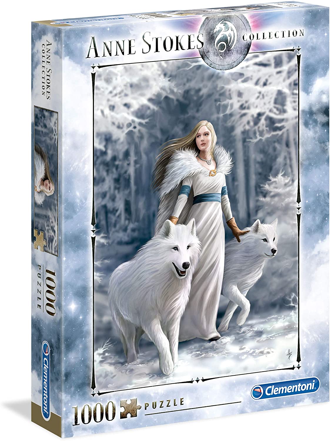 Anne Stokes Collection Puzzle Winter Wächter