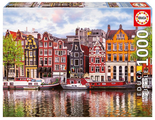 Educa Dancing Houses Puzzle Teile