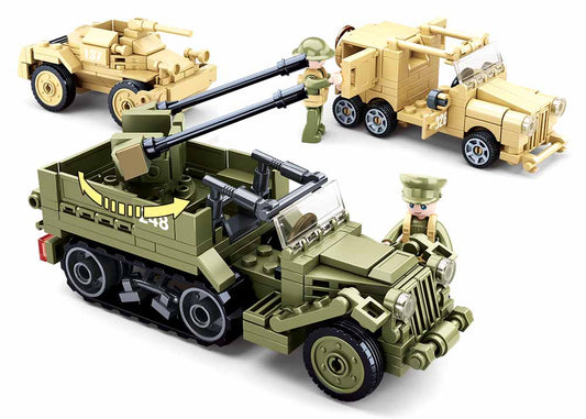 Sluban Army WWII Kampffahrzeug Set