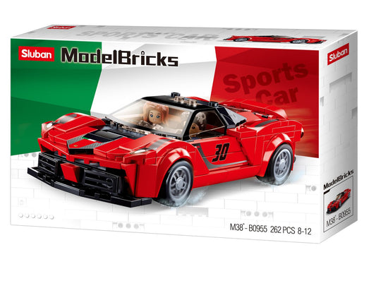Sluban M38-B0955 Modell Italienischer Sportwagen