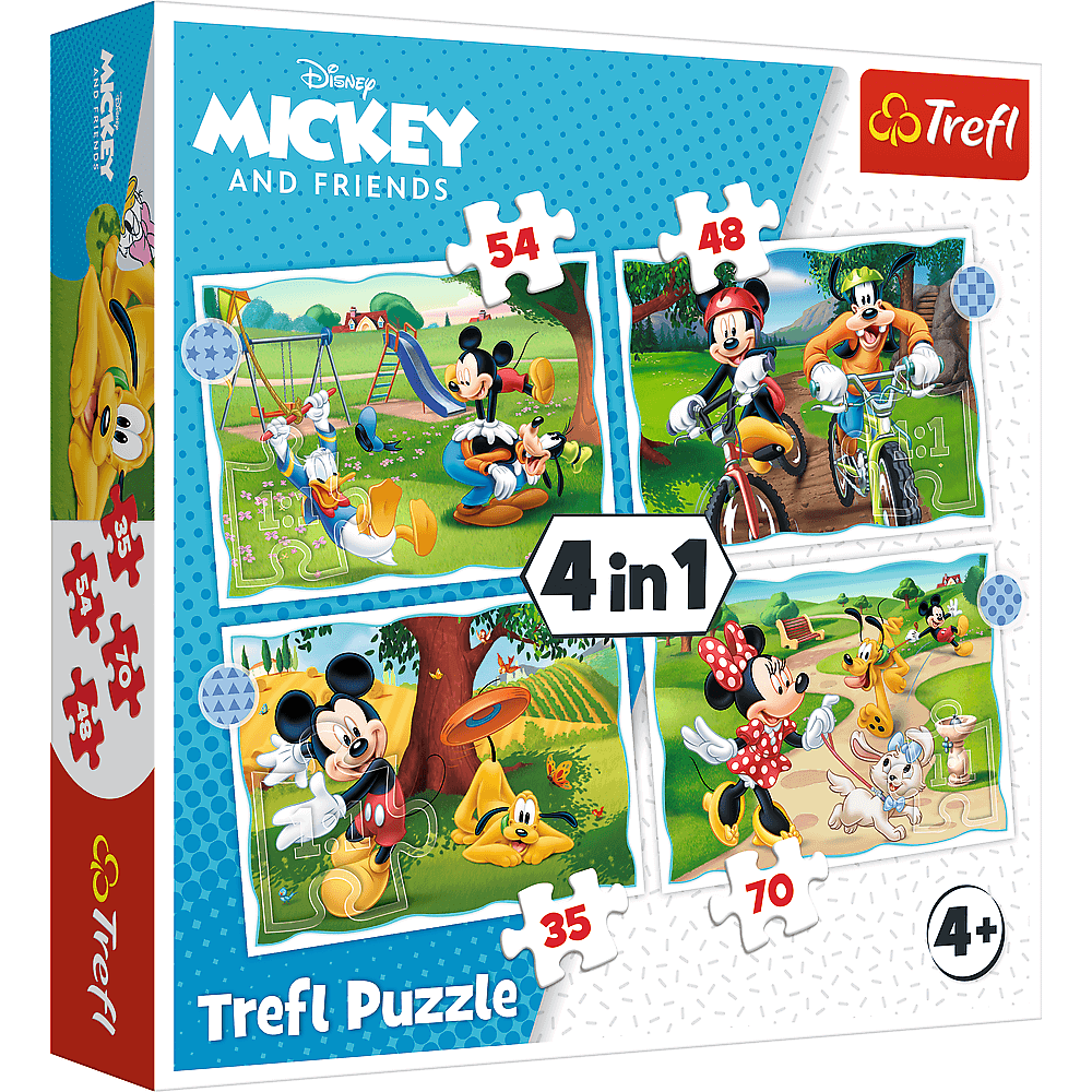 Mickey Mouse in Puzzle