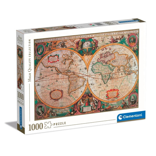 Hochwertiges Puzzle Antike Karte