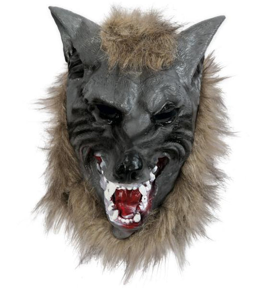 Vollmaske Wolf Erwachsener