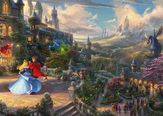 Kinkade Sleeping Beauty Puzzle Teile