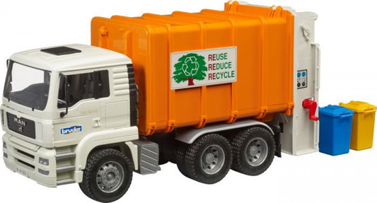 Bruder MAN TGA Müllwagen Hecklader