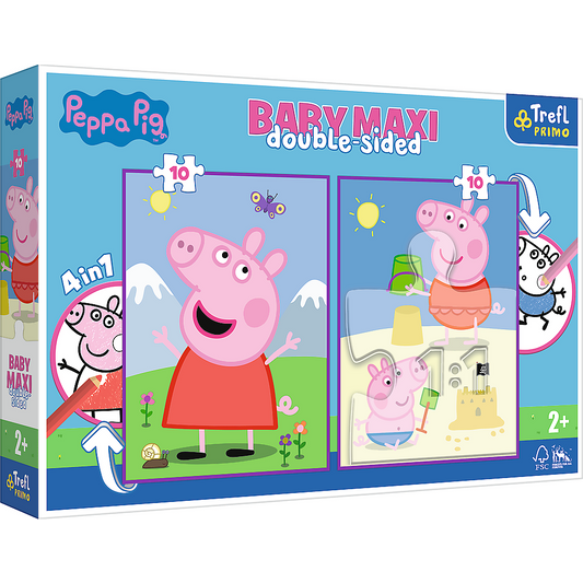 Peppa Pig Primo Baby MAXI Puzzle Malvorlage