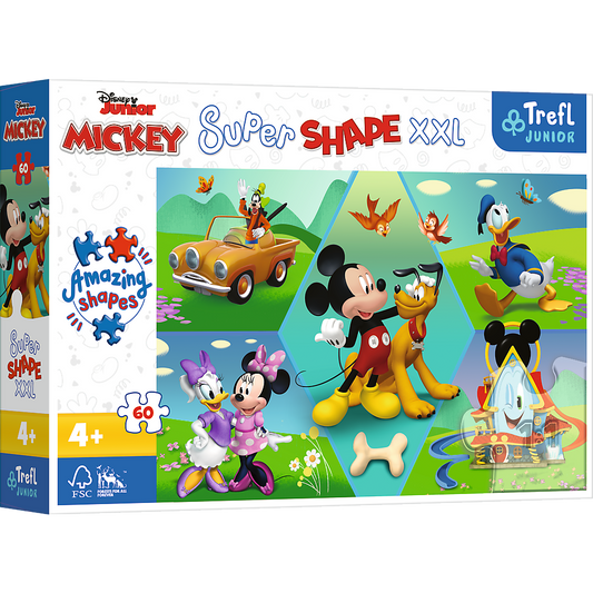 Mickey Mouse Junior Super ShapeXL Puzzle