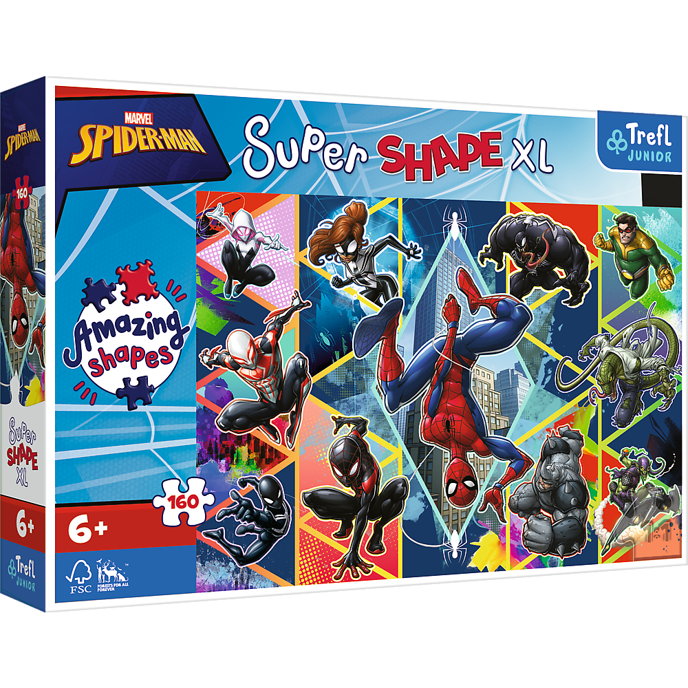 Marvel Spiderman Junior Super ShapeL Puzzle