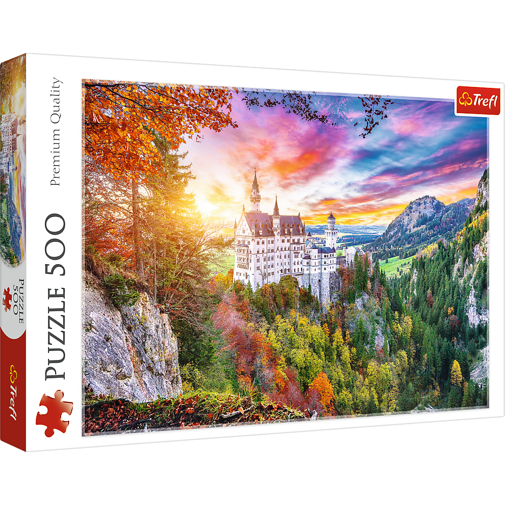 Blick auf Neuschwanstein Deutschland Puzzle