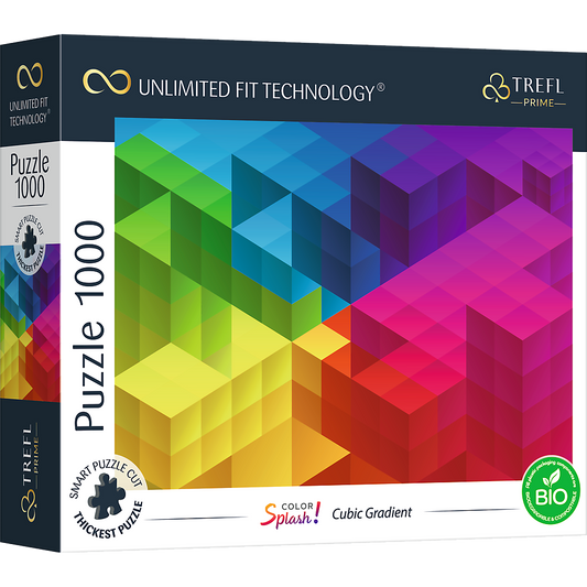 Color Splash Würfelverlauf Farben UFT Puzzle