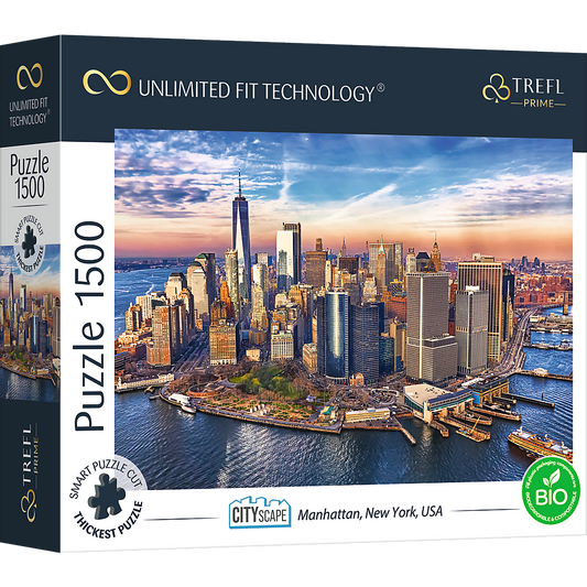 Cityscape Manhattan New York USA UFT Puzzle