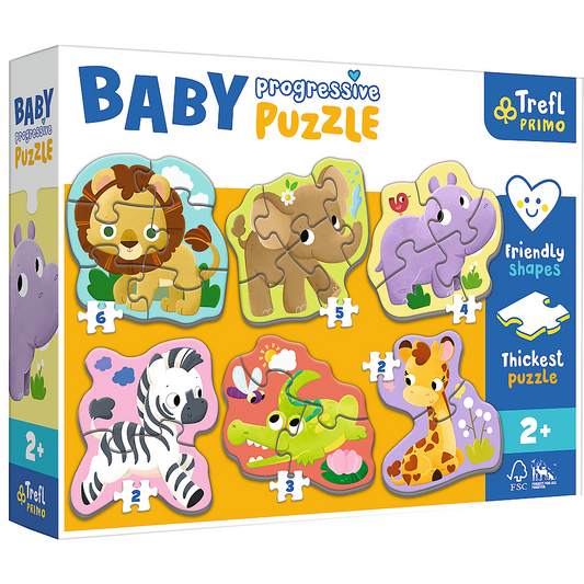 Zootiere Primo Baby Puzzle in