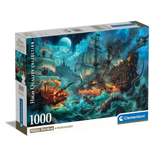 Puzzle High Quality Collection Compact Schlacht der Schiffe