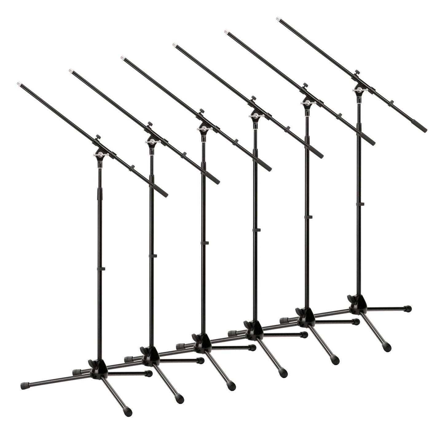 Produktbild von Pronomic MS-15 Pro Mikrofonstativ mit Galgen 6 x Set