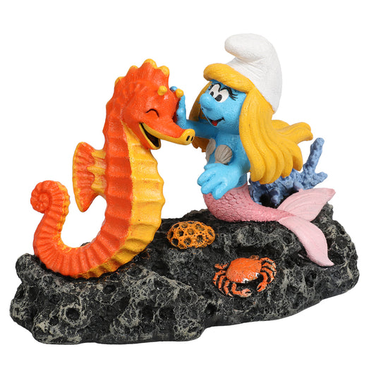 Schlumpfine Seepferdchen Figur