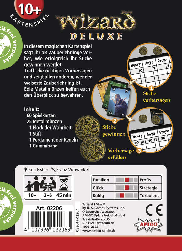 Amigo Wizard Deluxe Kartenspiel