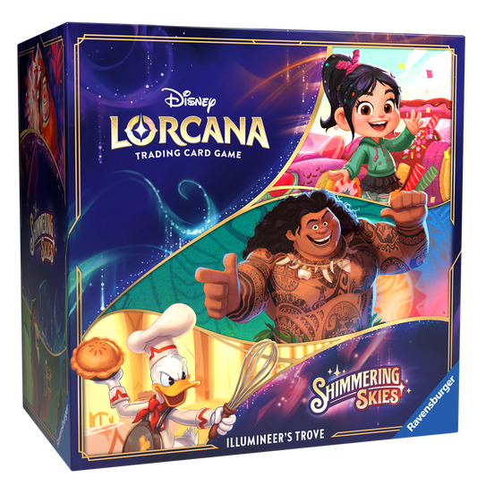 Disney Lorcana Set Shimmering Skies Illumnieers Trove Set Englisch