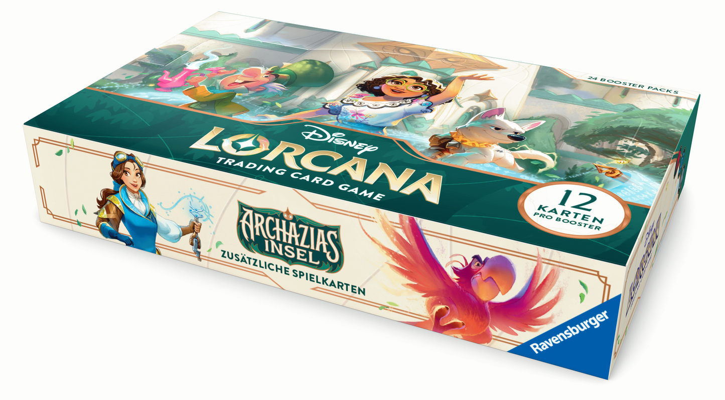 Disney Lorcana Set Archazias Insel Booster Display DE