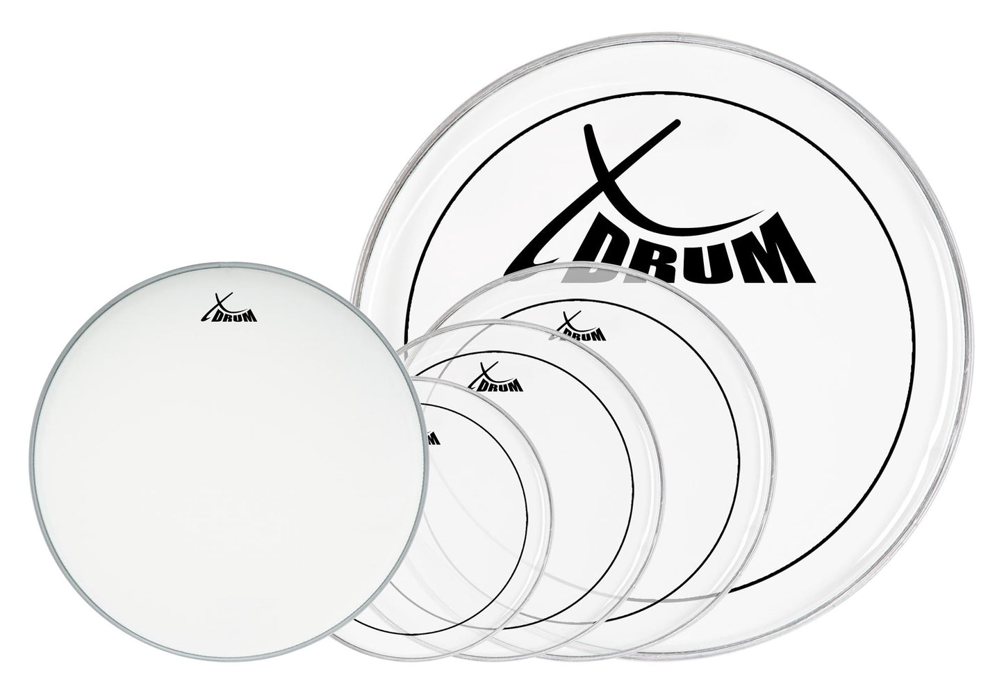 Produktbild von XDrum Oil Hydraulic Drumfell SET 10" 12" 14" 22" + 14"