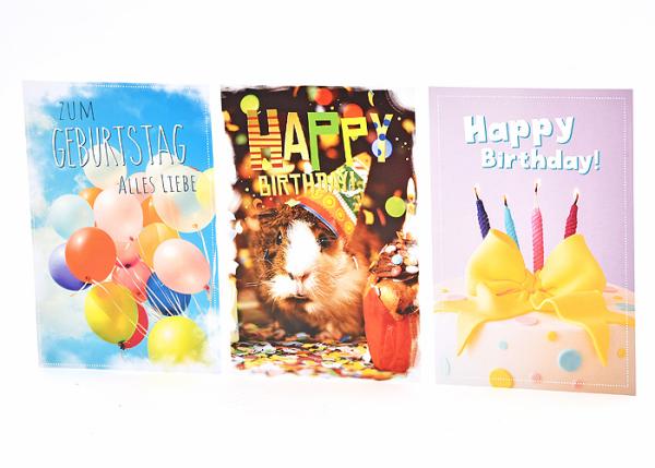 Geburtstagskarte Stueck Motive