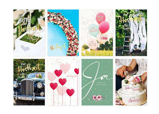 Hochzeitskarte Stueck Motive