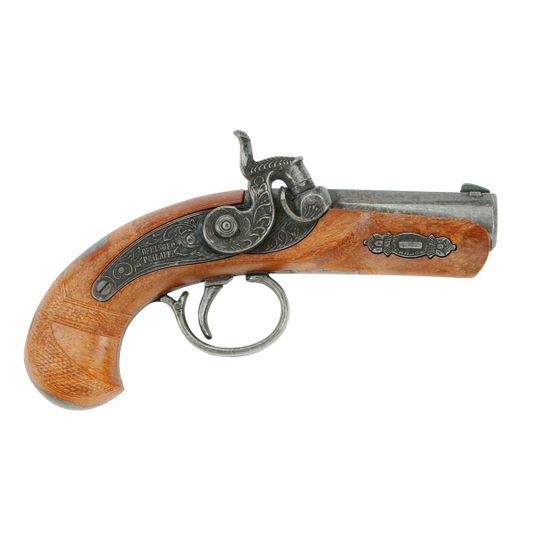 Schroedel Spielzeugpistole Philadelphia silber braun