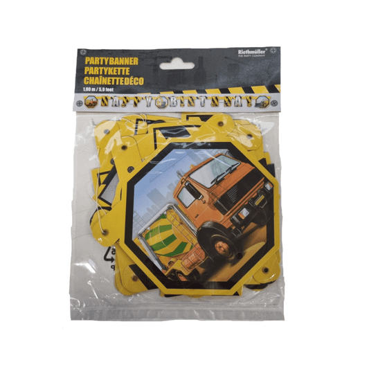 Baustelle Partykette Partybanner