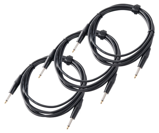 Produktbild von Pronomic Stage INST-3 Instrumentenkabel Klinke 3m schwarz 3x Yet