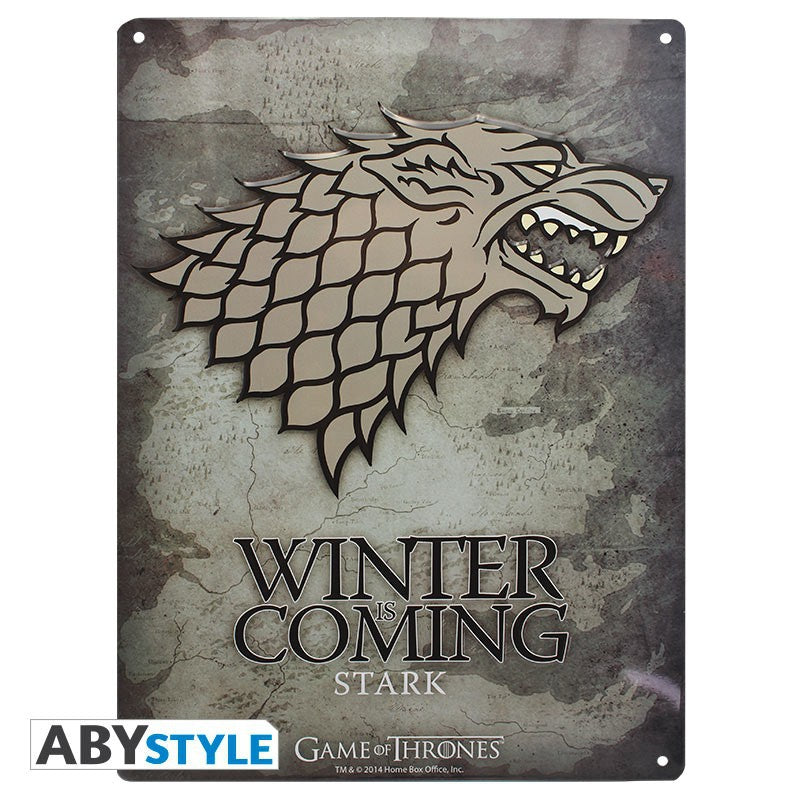Game Thrones Stark Metall Emblem