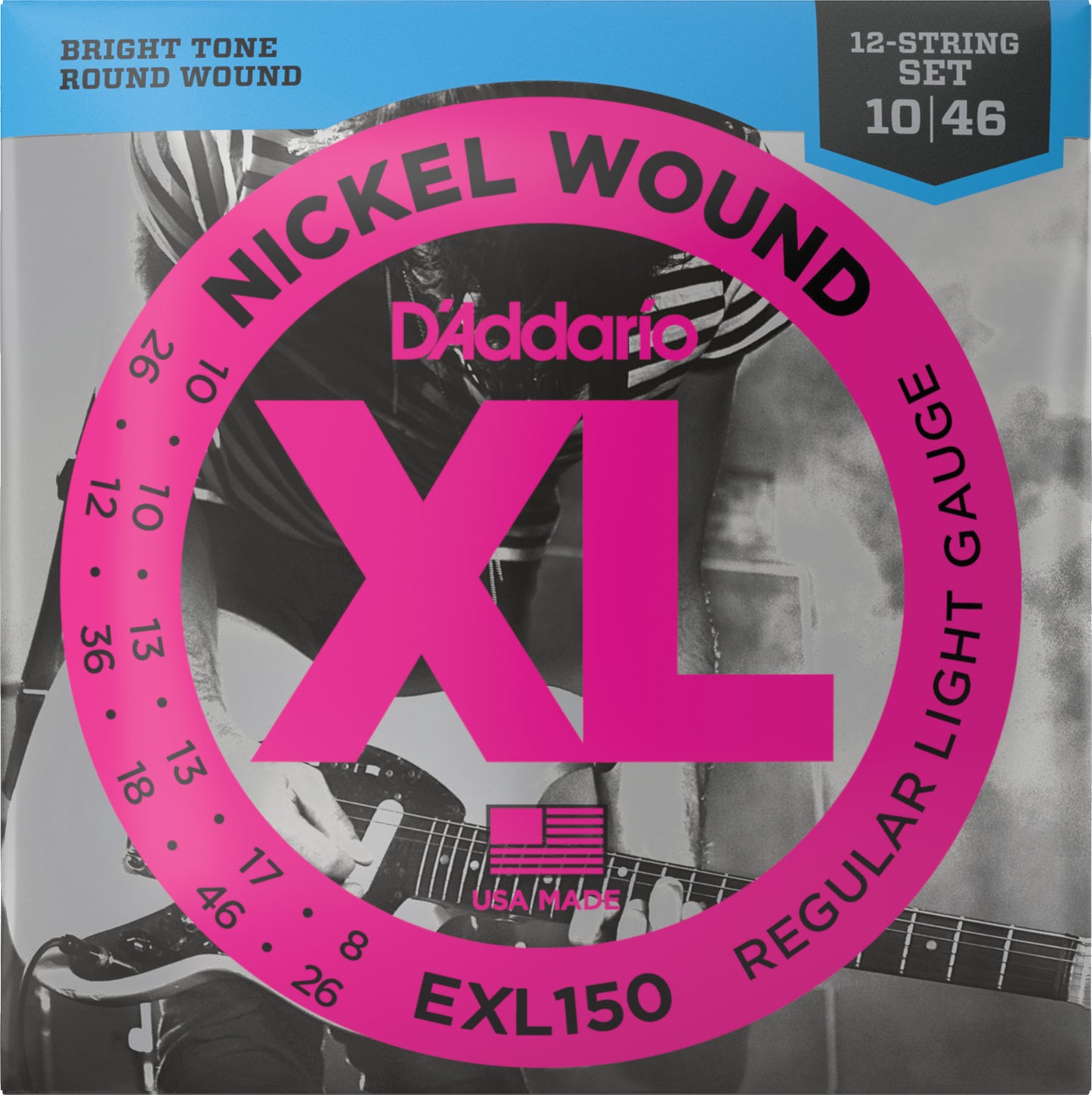Produktbild von D'Addario EXL150 Regular Light 12-String