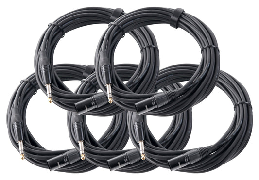 Produktbild von Pronomic Stage JXM-10 Stereoklinke/XLR 10m 5x Set