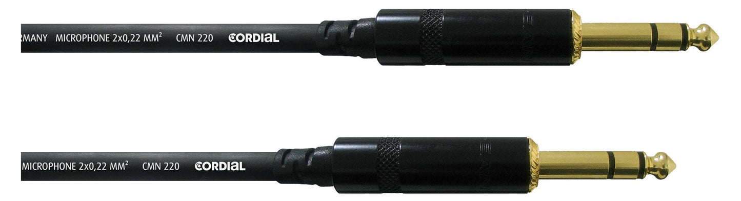 Produktbild von Cordial CFM 3 VV Stereoklinkenkabel 3 m Schwarz