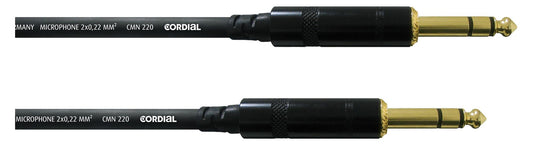 Produktbild von Cordial CFM 3 VV Stereoklinkenkabel 3 m Schwarz