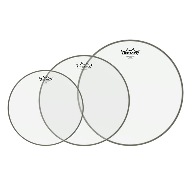 Produktbild von Remo 10" 12" 14" Ambassador Clear Set