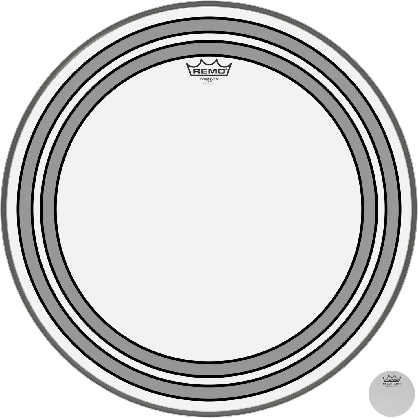 Produktbild von Remo 22" Powersonic Clear Bass Drum