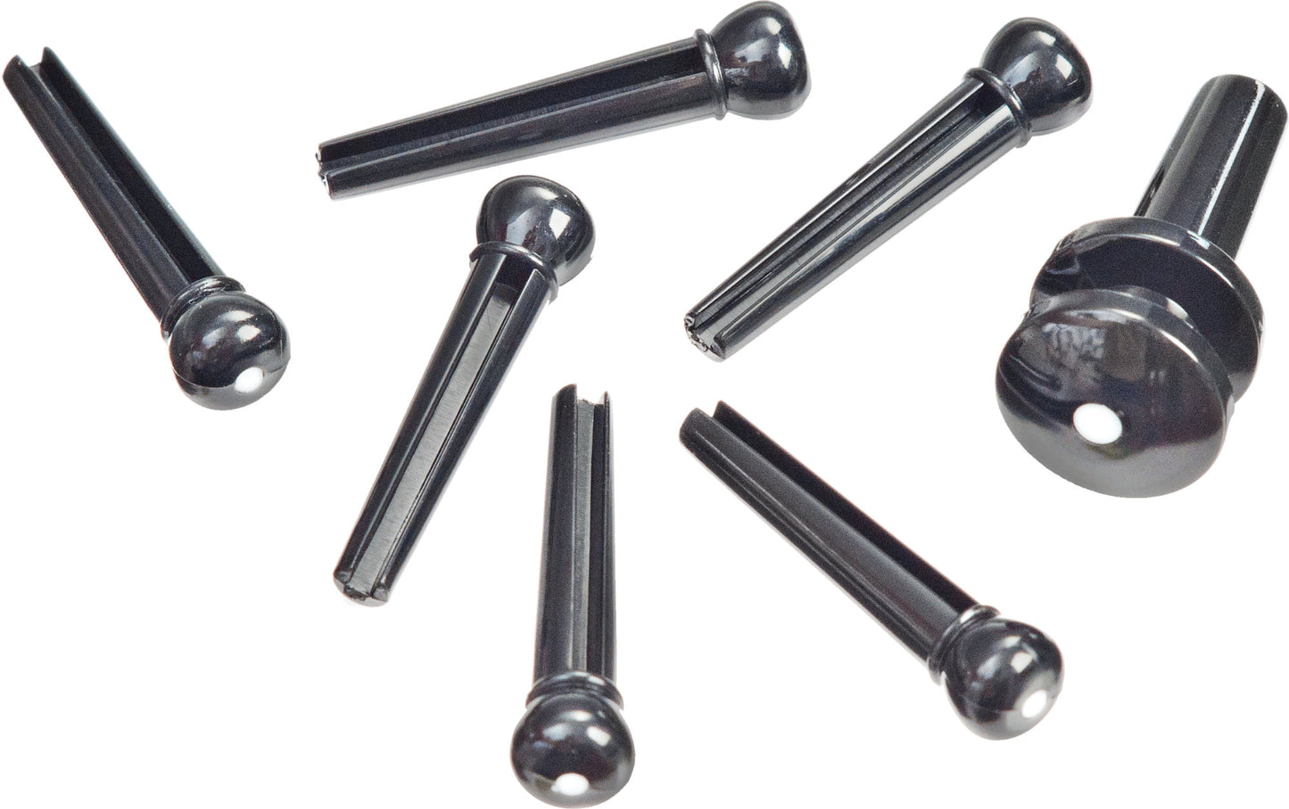 Produktbild von Planet Waves Bridge Pins Black Dot