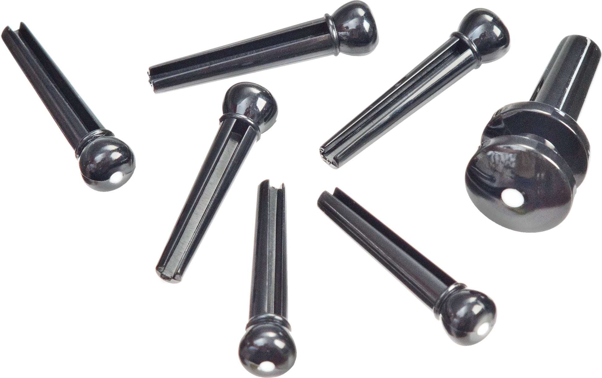 Produktbild von Planet Waves Bridge Pins Black Dot