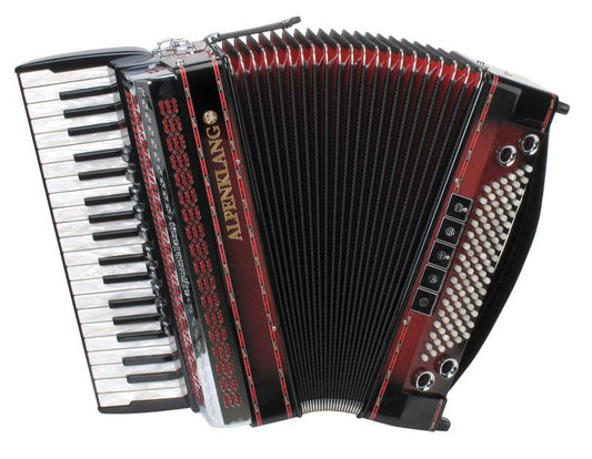Produktbild von Alpenklang Pro Akkordeon IV 96 MHR Shadow Red