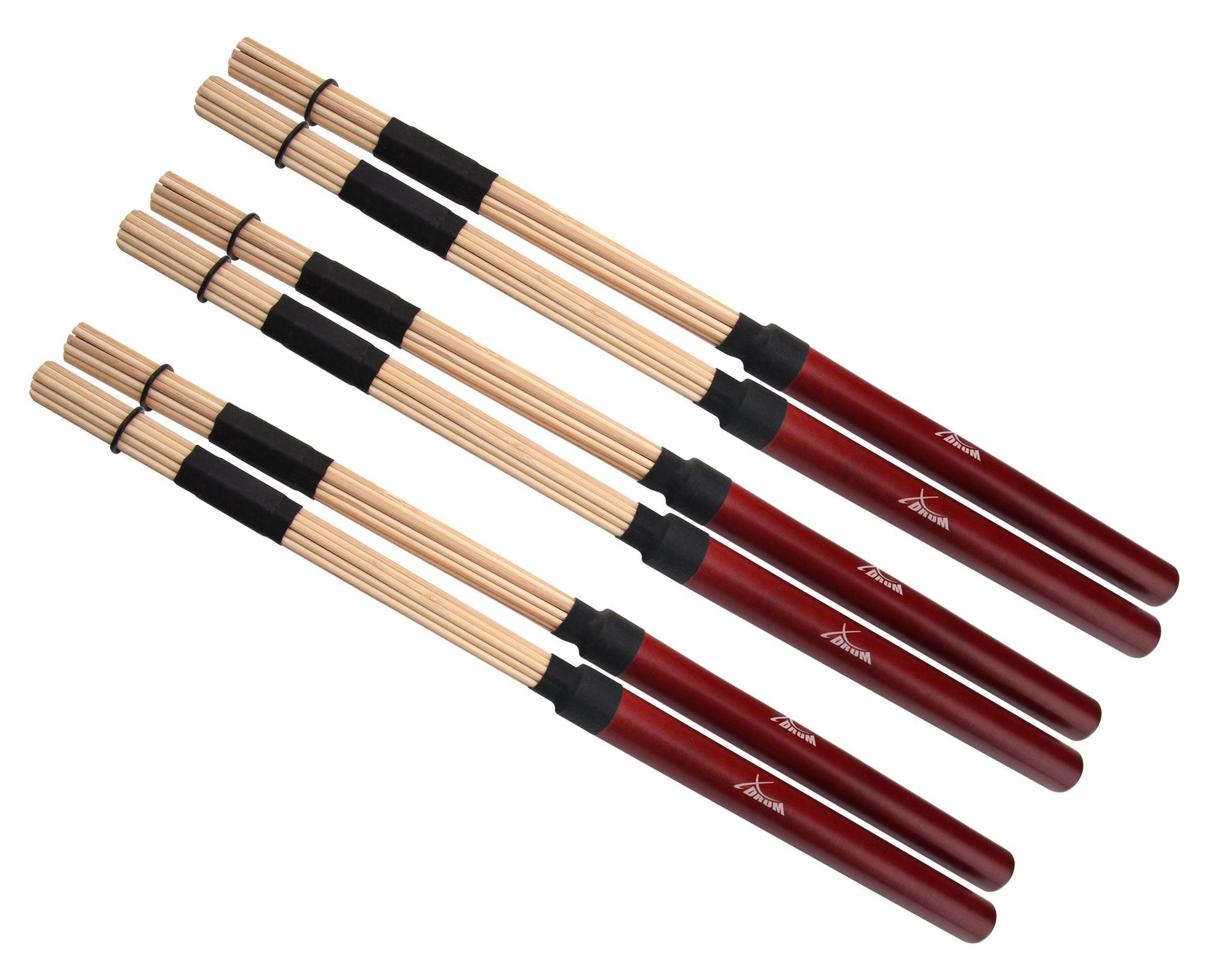 Produktbild von XDrum Drumsticks XR1 Rods Floppy Sticks, Ahorn 3x Set