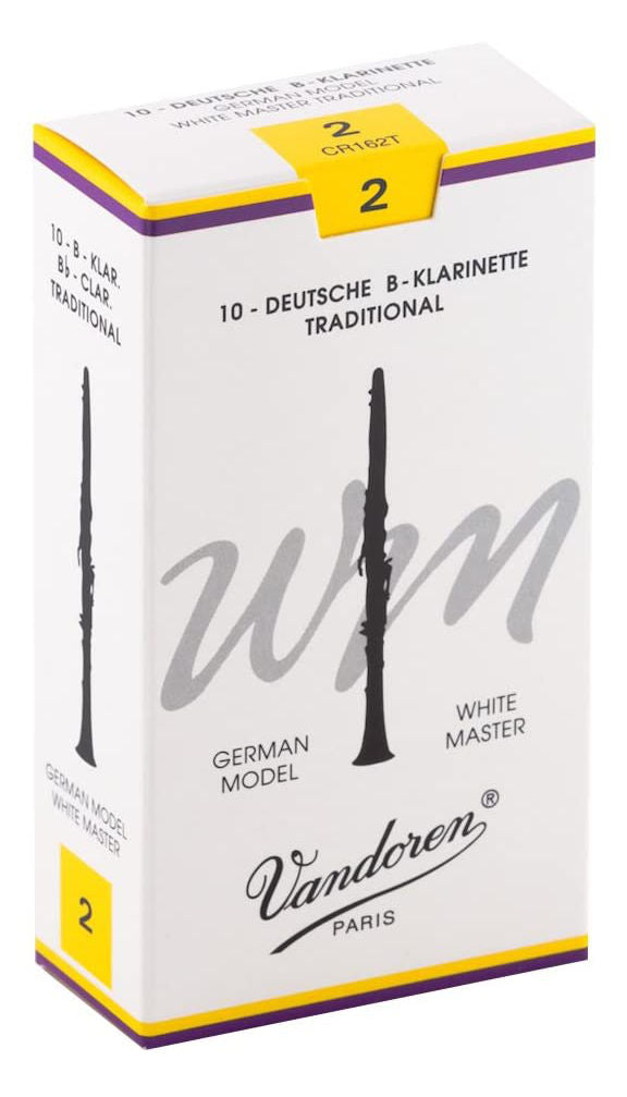 Produktbild von Vandoren White Master WM Traditional Bb-Klarinette Blätter (2) 10er Pack