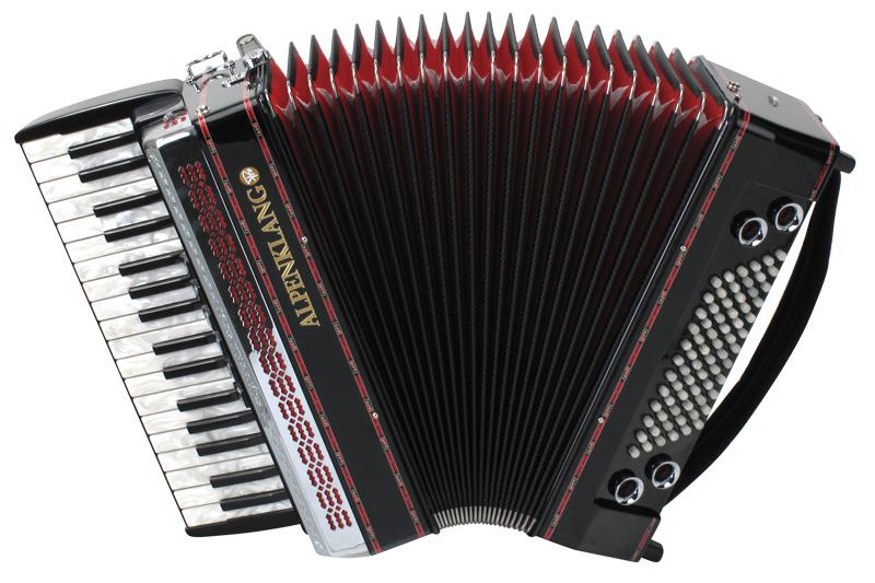 Produktbild von Alpenklang Pro Akkordeon III 72 MH Schwarz