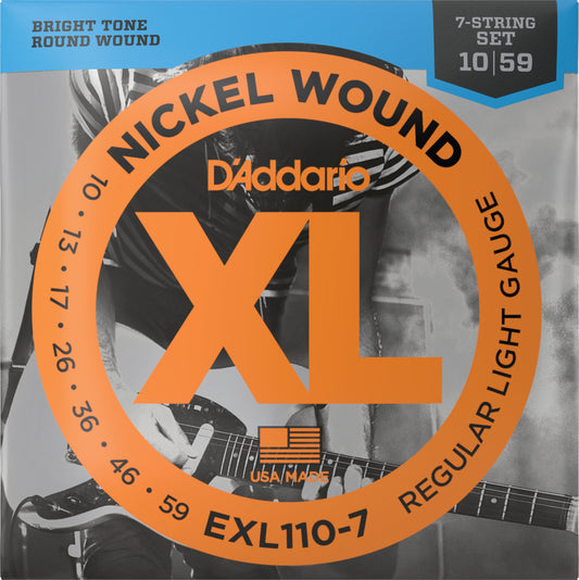 Produktbild von D'Addario EXL110-7 Regular Light 7-string