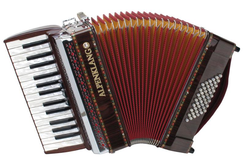 Produktbild von Alpenklang Pro Akkordeon II 48 M Palisander