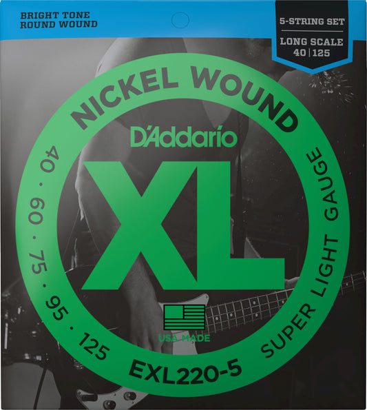 Produktbild von D'Addario EXL220-5 Super Light